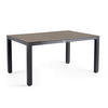 GARTENTISCH Metall, Kunststoff Anthrazit, Grau rechteckig  - Anthrazit/Grau, Basics, Kunststoff/Metall (180/100/75cm) - Tierra Outdoor