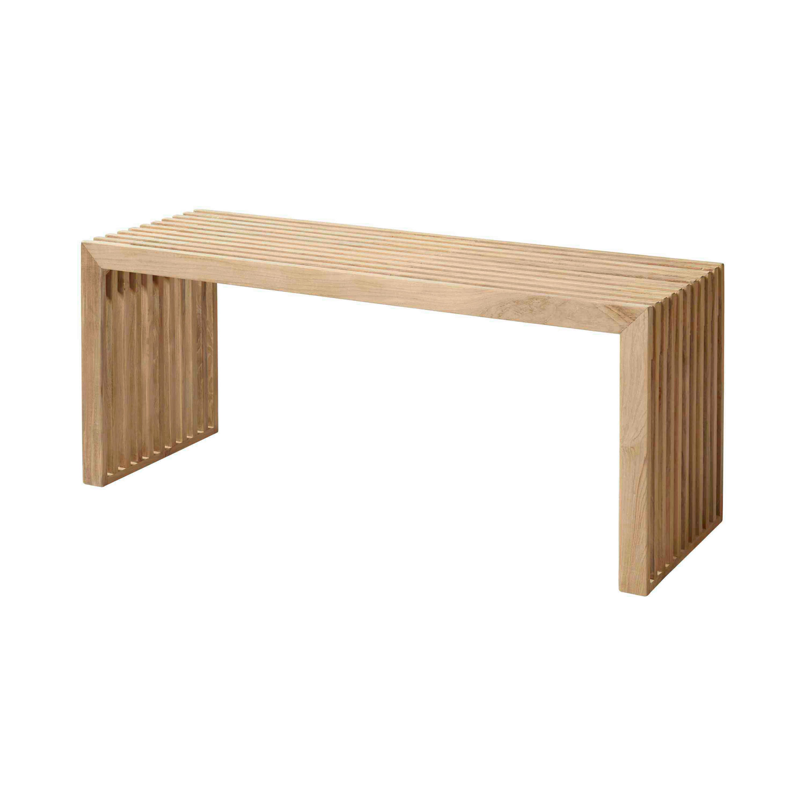 SITZBANK in Holz Teakfarben  - Teakfarben, KONVENTIONELL, Holz (104/43/35cm) - MID.YOU