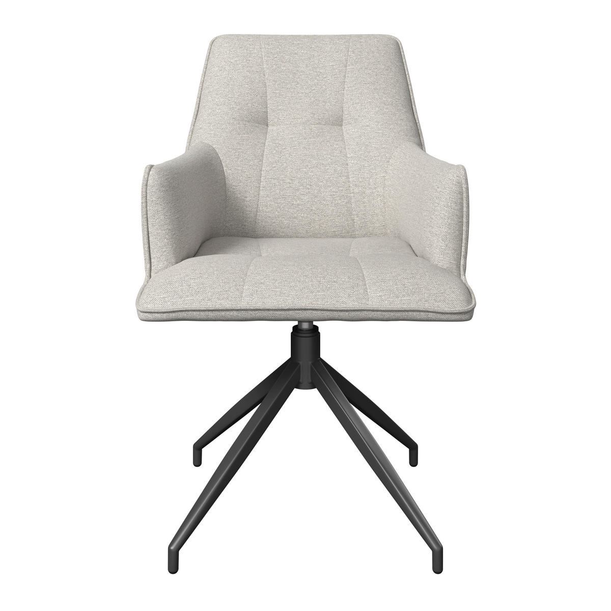 GARTENSTUHL Eisen Sandfarben, Dunkelgrau  - Sandfarben/Dunkelgrau, MODERN, Textil/Metall (58/87/64cm) - Ambia Garden