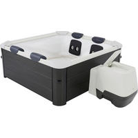 WHIRLPOOL MSPA F-OS063W 160/160/65 cm  - Grau, Trend, Kunststoff (160/160/65cm)