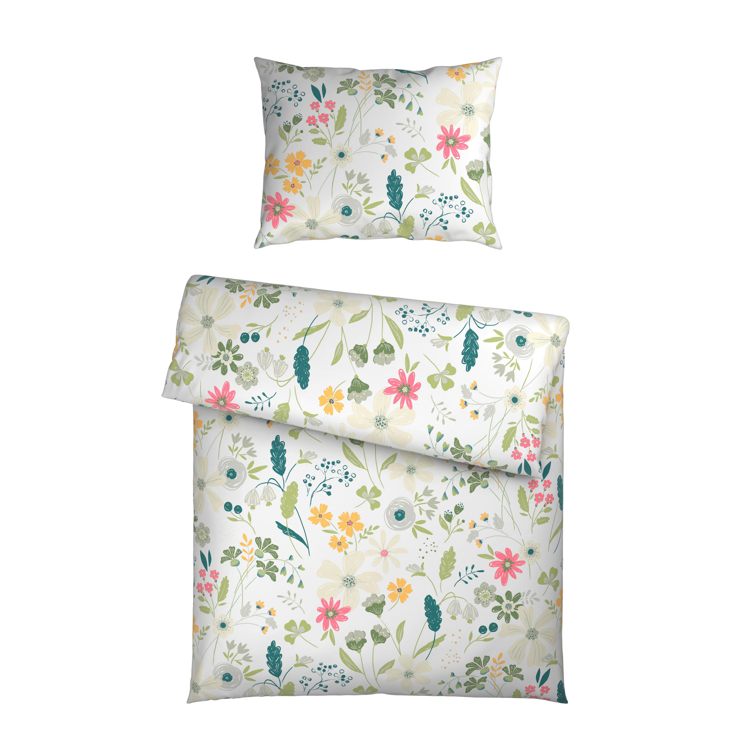 POSTELJINA CUBY 140/200 cm saten višebojna  - višebojna, Konvencionalno, tekstil (140/200cm) - Esposa