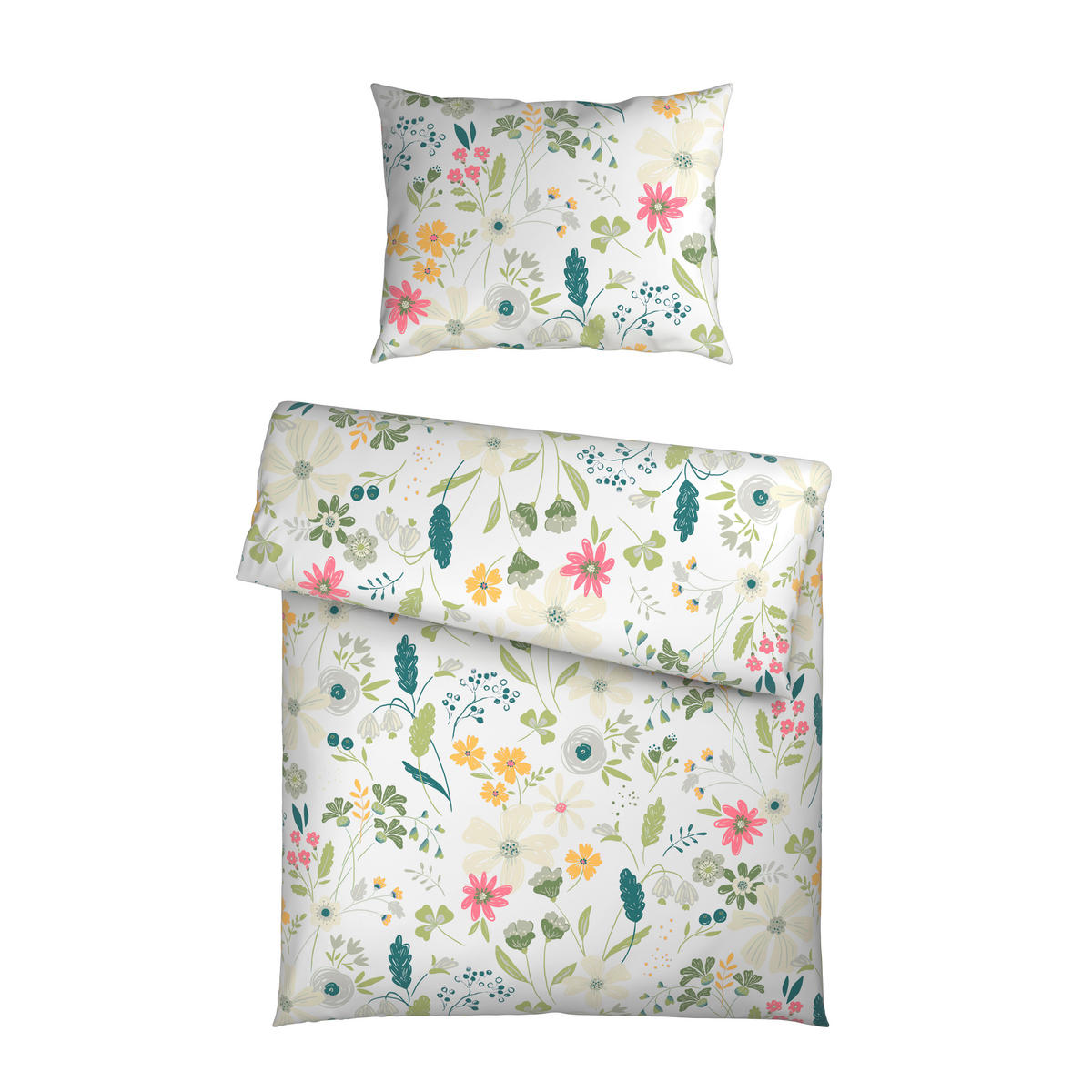 POSTELJNINA CUBY 140/200 cm saten večbarvno  - večbarvno, Konvencionalno, tekstil (140/200cm) - Esposa