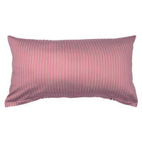 KISSENHÜLLE Giorgio 40/80 cm  - Weiß/Dunkelrot, KONVENTIONELL, Textil (40/80cm) - Janine