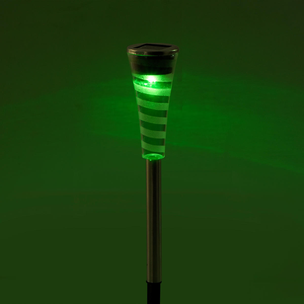 SVJETILJKA SOLARNA  - boje oplemenjenog čelika, Basics, plastika (4/4/27cm)