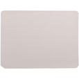 TISCHSET Textil Lederlook Hellgrau 45/35 cm  - Hellgrau, Basics, Textil (45/35cm) - Ambia Home