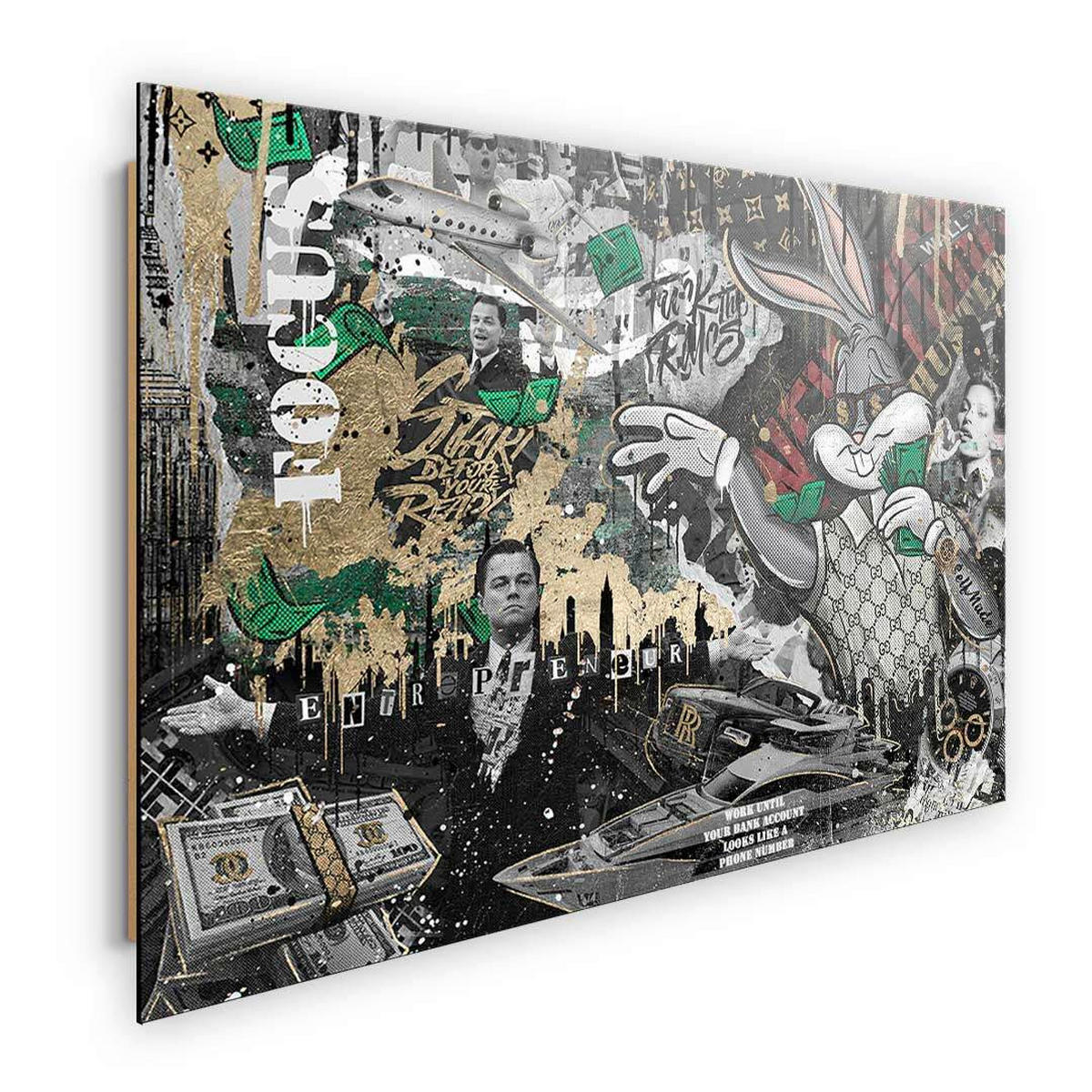 KUNSTDRUCK 116/78 cm  - Multicolor, Basics, Holz (116/78cm)