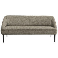 SITZBANK 177/85/72 cm Webstoff Blau, Beige Metall  - Blau/Beige, KONVENTIONELL, Textil/Metall (177/85/72cm) - Moderano