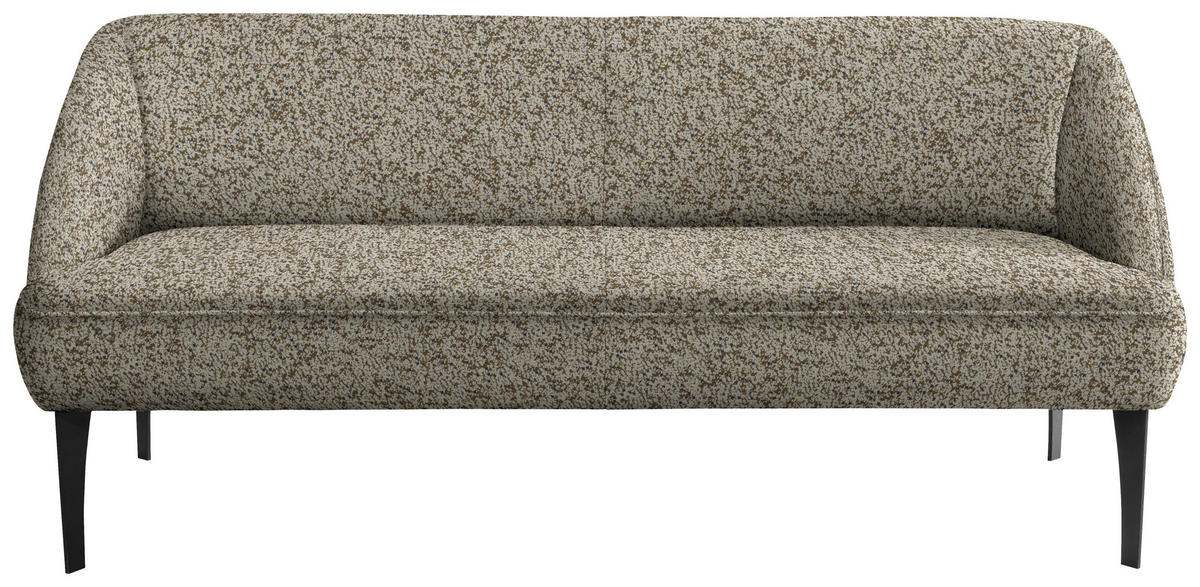 SITZBANK 177/85/72 cm Webstoff Blau, Beige Metall  - Blau/Beige, KONVENTIONELL, Textil/Metall (177/85/72cm) - Moderano