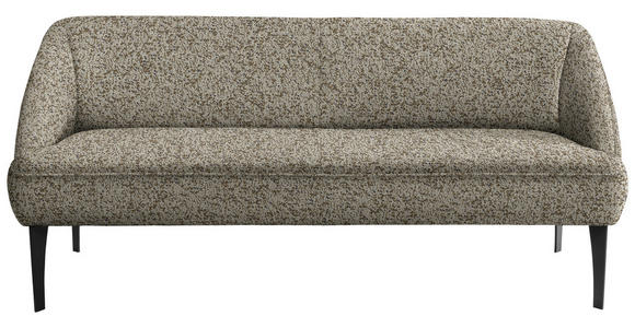 SITZBANK in Textil Blau, Beige  - Blau/Beige, KONVENTIONELL, Textil/Metall (237/85/72cm) - Moderano