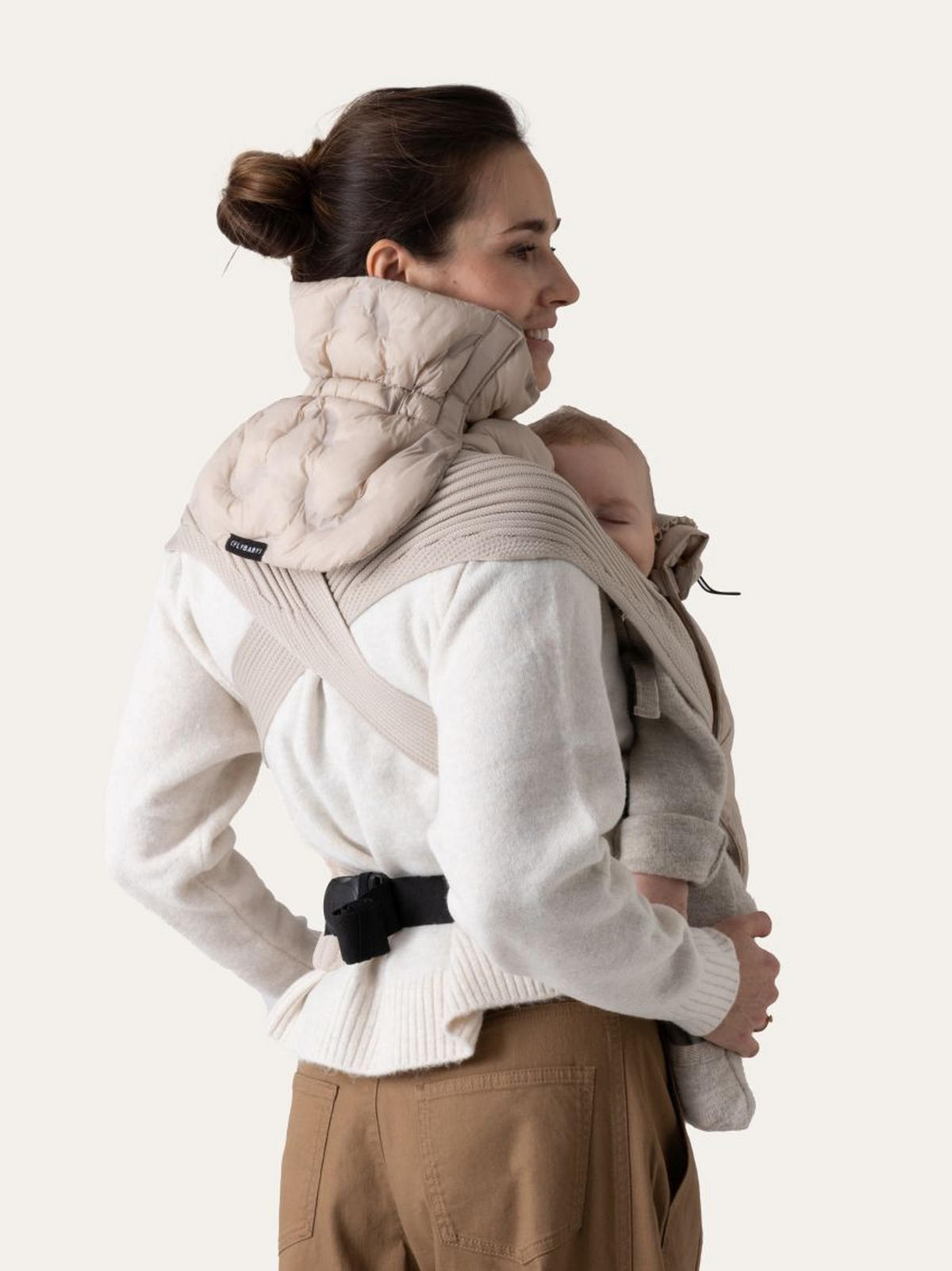 BABYTRAGENBEZUG  - Creme, Basics, Textil - FLYBABY