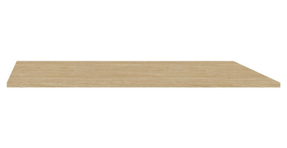 OBERPLATTE  in  - Eichefarben, KONVENTIONELL, Holzwerkstoff (46/1,6/42cm) - Hom`in