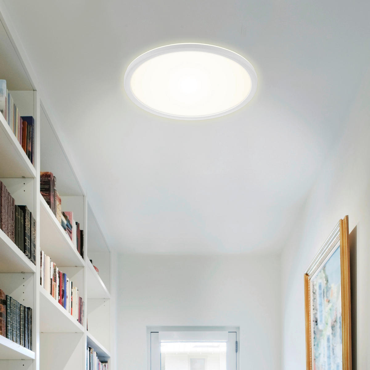 LED-PANEEL Slim 29,3/2,8 cm   - Weiß, Basics, Kunststoff (29,3/2,8cm)