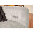 ECKSOFA  in Cord Creme  180/266 cm  - Creme/Schwarz, KONVENTIONELL, Textil/Metall (180/266cm) - Hom`in
