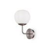 VÄGGLAMPA Modern 15/27/19 cm   - vit/nickelfärgad, Trend, metall/glas (15/27/19cm) - MAYTONI