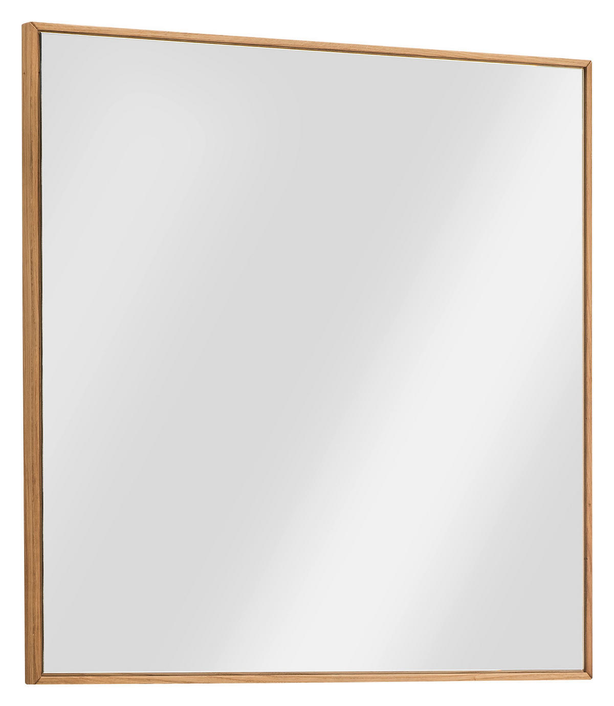 WANDSPIEGEL 72/72/3 cm    in quadratisch  - Eichefarben, MODERN, Glas/Holz (72/72/3cm) - Linea Natura