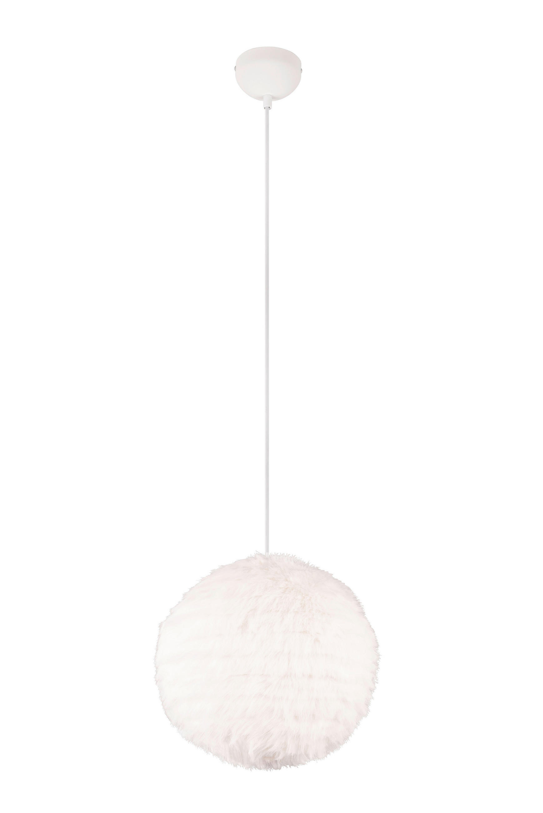 PENDELLEUCHTE 35/150 cm    - Sandfarben/Weiss, Modern, Textil/Metall (35/150cm)