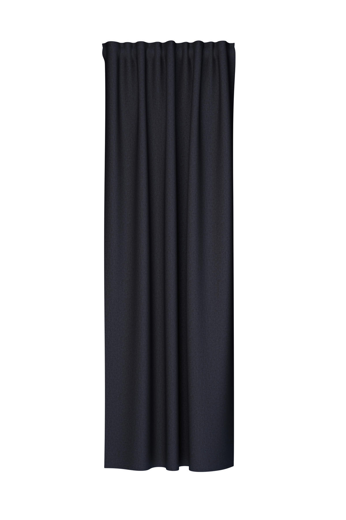 SCHLAUFENSCHAL  blickdicht  135/245 cm   - Anthrazit, Basics, Textil (135/245cm)