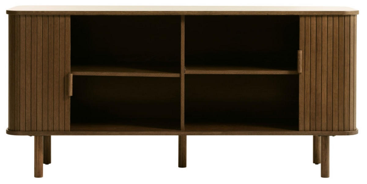 SIDEBOARD mörkbrun  160/76/45 cm  - mörkbrun, Design, trämaterial/trä (160/76/45cm) - Niels Andersson