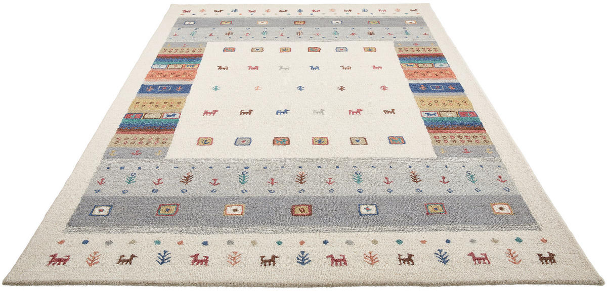 TUFTTEPPICH 160/230 cm Edition Alkatif Nomad Multicolor, Weiß  - Multicolor/Weiß, Basics, Textil (160/230cm) - Novel