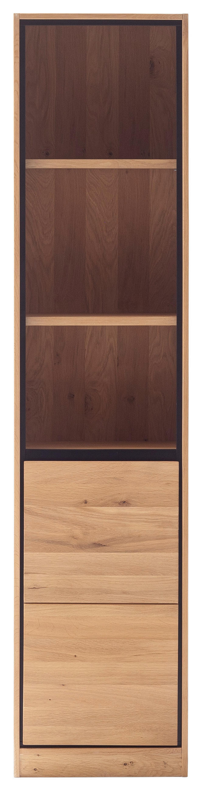 AKTENREGAL 45/198/40 cm  - Eiche Bianco, KONVENTIONELL, Holz/Holzwerkstoff (45/198/40cm) - Linea Natura