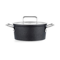 KOCHTOPF Adamant 2,7 l  - Schwarz, Basics, Metall - Fissler