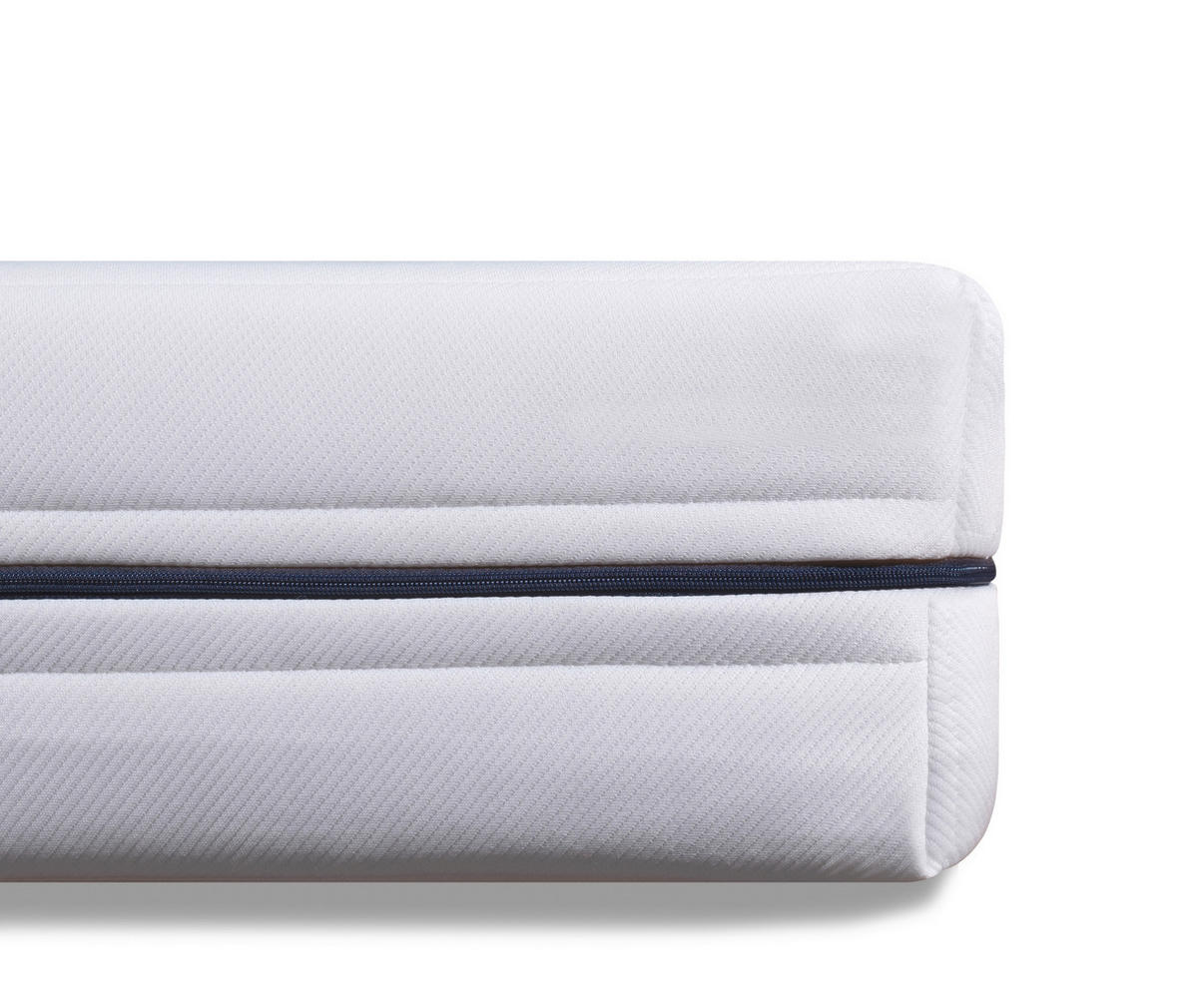 TAŠTIČKOVÁ MATRACE, 80/200 cm - bílá, Basics, textil (80/200cm) - MID.YOU
