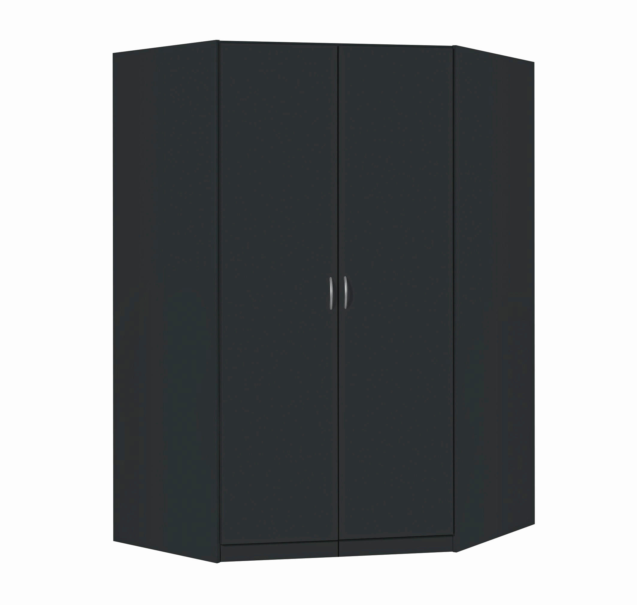 ARMOIRE D'ANGLE in  - gris/couleur argentée, Konventionell, matière synthétique/matériau de bois (117/197/52,2cm) - Boxxx