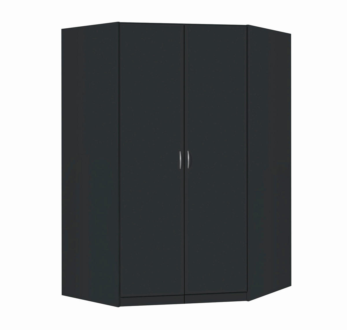 ARMOIRE D'ANGLE in  - gris/couleur argentée, Konventionell, matière synthétique/matériau de bois (117/197/52,2cm) - Boxxx