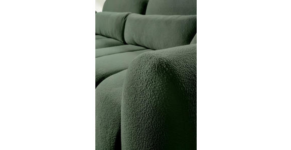 SCHLAFSOFA Webstoff Grün  - Schwarz/Grün, KONVENTIONELL, Kunststoff/Textil (262/93/117cm) - Carryhome