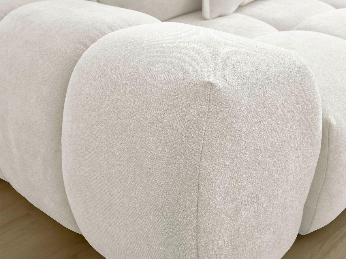 SCHLAFSOFA EVEREST  mit Rücken echt, Armteil links, Armteil rechts Struktur Weiß  - Schwarz/Weiß, MODERN, Kunststoff/Textil (278/115/90cm)