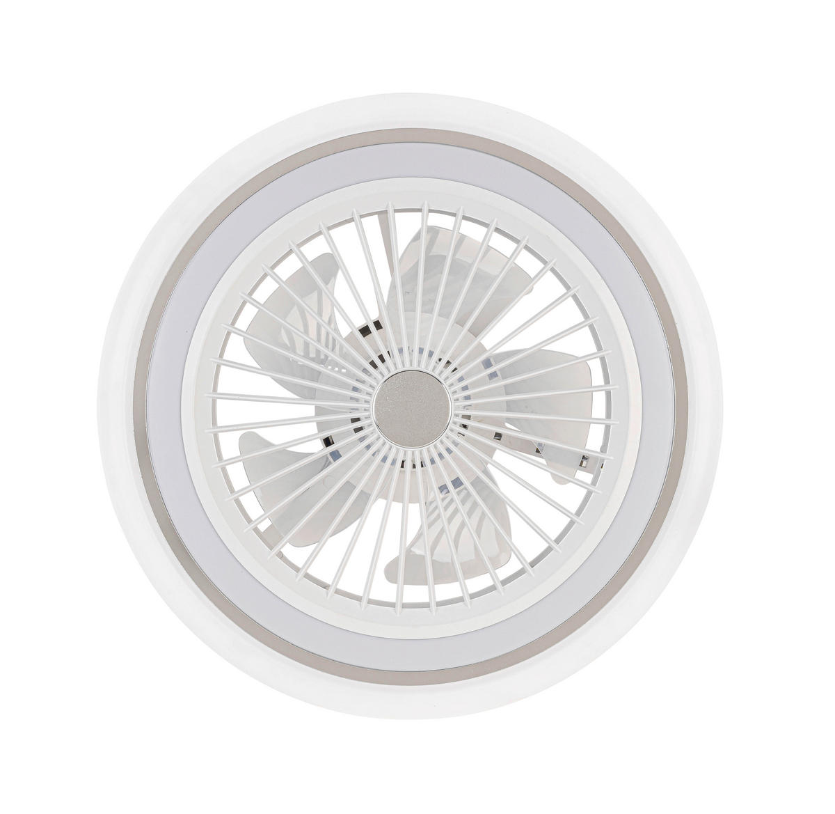 PLAFONSKI VENTILATOR   - providno/boja hroma, Osnovno, plastika (49/19cm) - Mican
