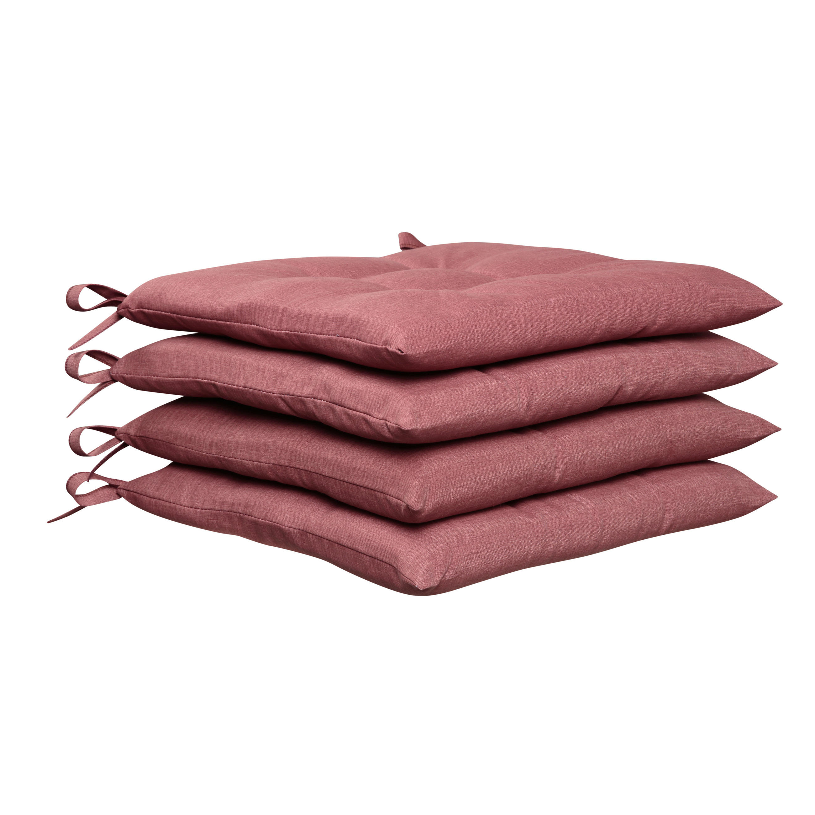 SITZKISSENSET  40/40 cm   - Bordeaux, Basics, Textil (40/40cm) - Peyer Syntex