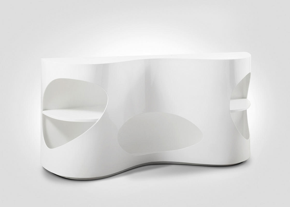 SIDEBOARD  in 150/75/40 cm  - Weiß Hochglanz, Design, Holzwerkstoff (150/75/40cm) - Livetastic