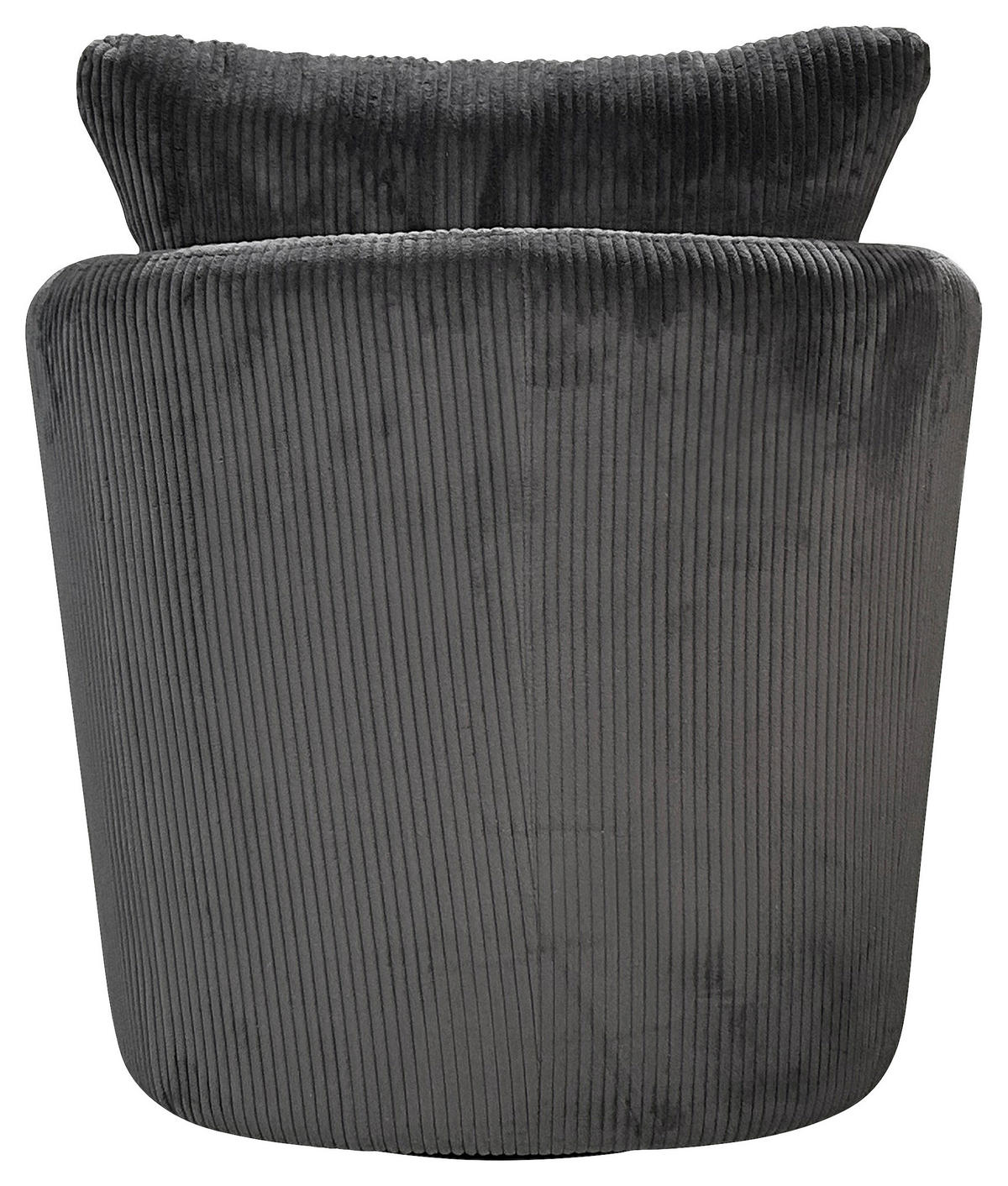 SESSEL in Cord Dunkelgrau  - Dunkelgrau, Basics, Textil (72/78/77cm) - MID.YOU