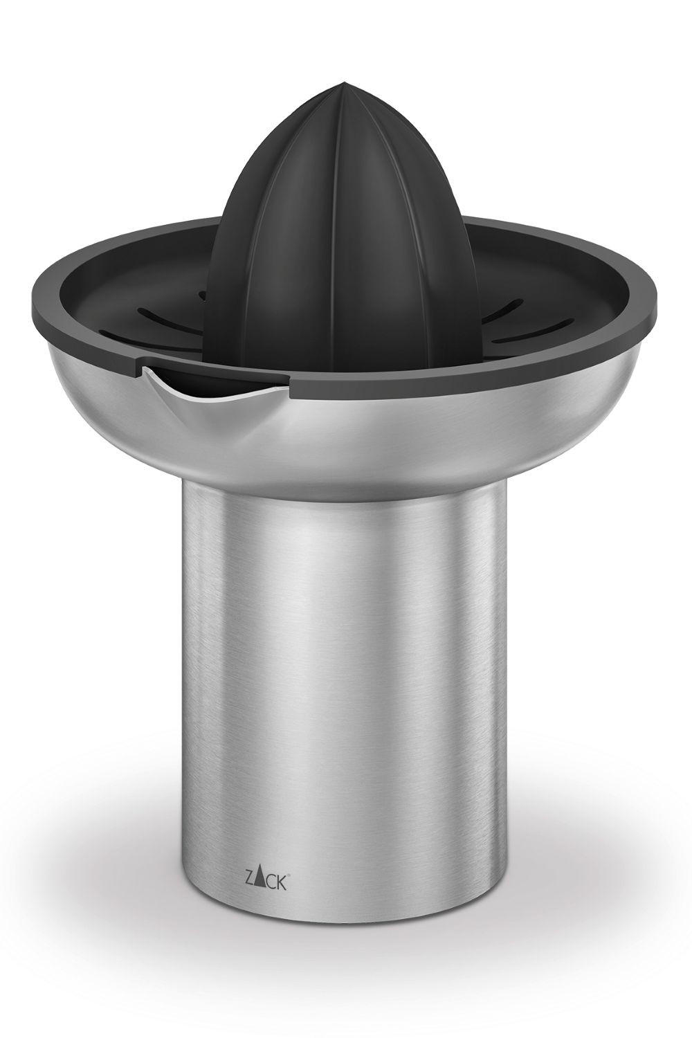 ZITRONENPRESSE Tavos  - Edelstahlfarben, KONVENTIONELL, Kunststoff/Metall (13,5/16,7cm) - Zack