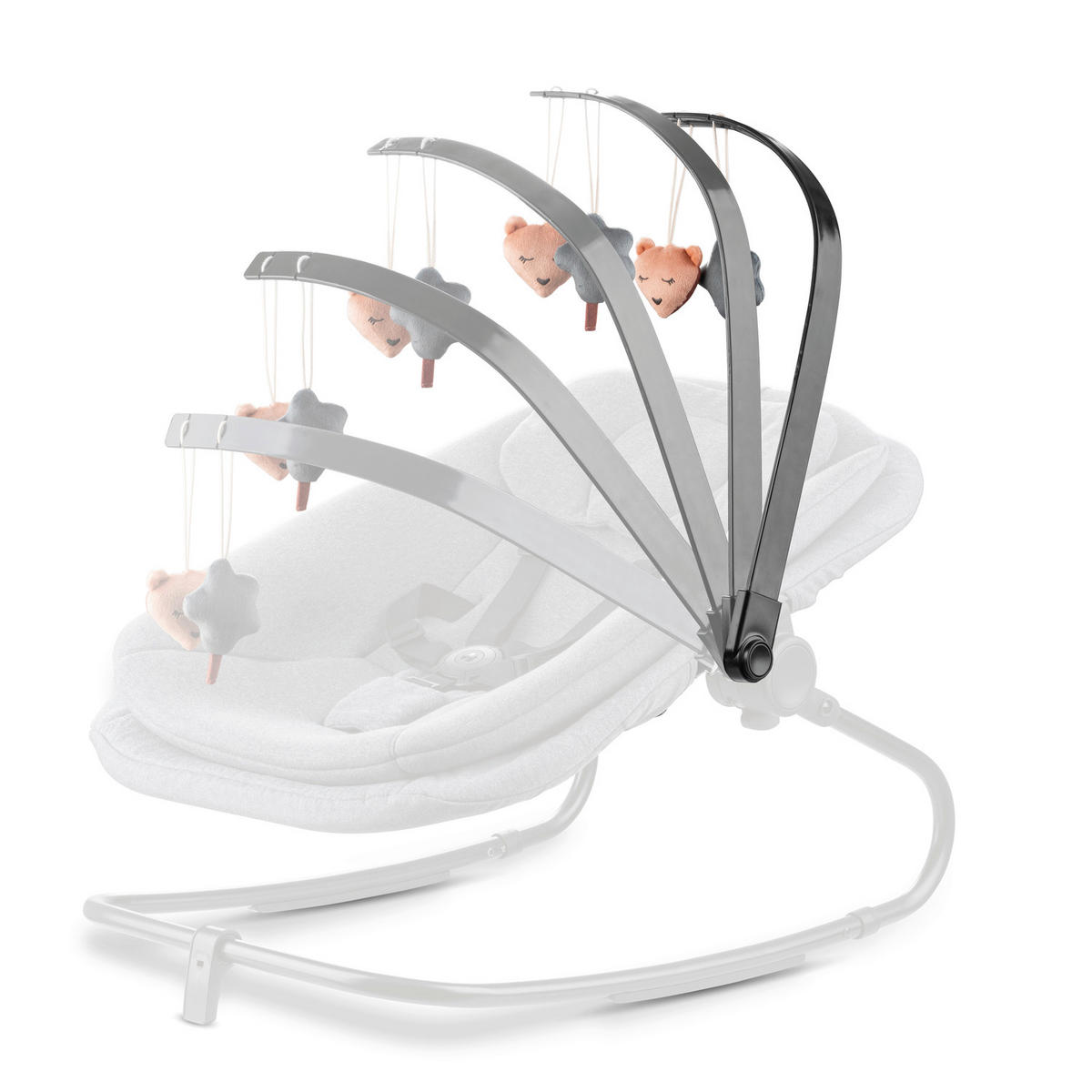 MOBILE Highchair Bouncer Mobile  - Basics (40/20/3,5cm) - Hauck