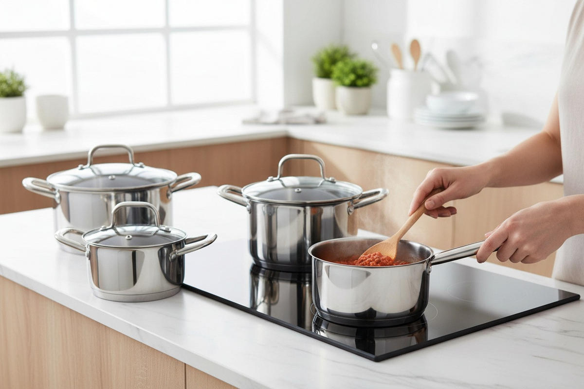 KOCHTOPFSET  - Basics (46/25/18cm) - Alpina 6287