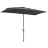 SONNENSCHIRM 270 cm Anthrazit  - Anthrazit, Basics, Textil/Metall (150/250/270cm) - Schneider
