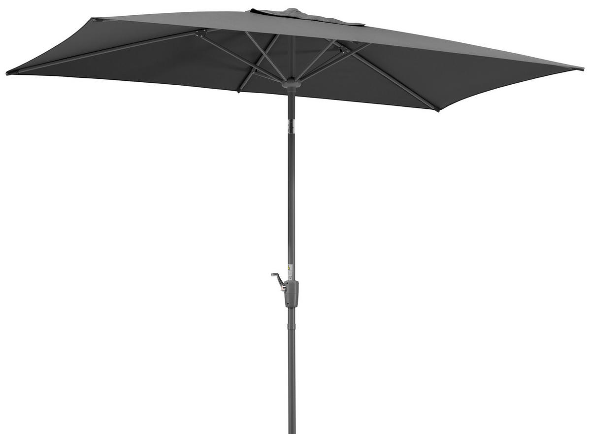 SONNENSCHIRM 270 cm Anthrazit  - Anthrazit, Basics, Textil/Metall (150/250/270cm) - Schneider