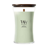 MIRISNA SVEĆA  žalfijazelena  - žalfijazelena, Osnovno, staklo/drvo (10/18/10cm) - WoodWick