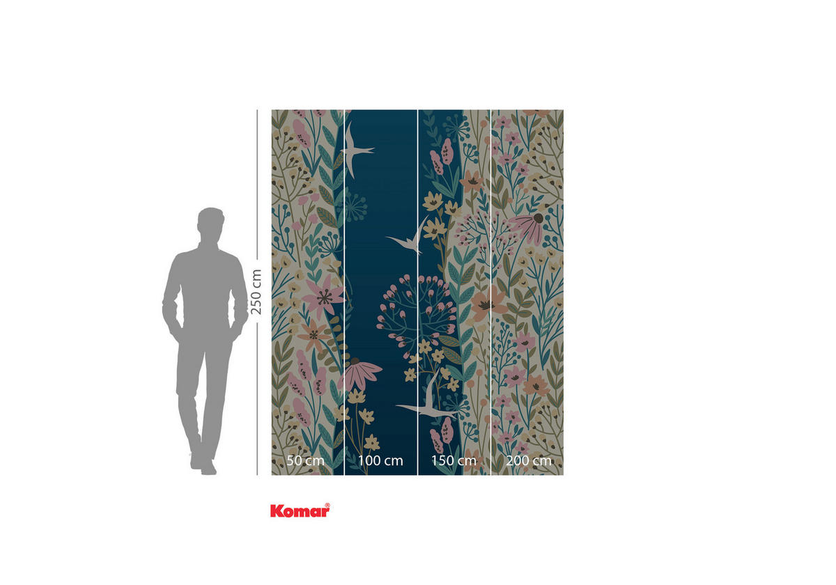 NON WOVEN-TAPET 200/250 cm  - multicolor, Basics (200/250cm) - Komar