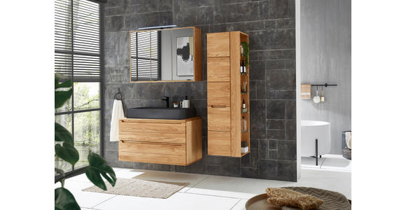 WASCHBECKENUNTERSCHRANK 100/54/46 cm  - Eichefarben, KONVENTIONELL, Holz/Holzwerkstoff (100/54/46cm) - Linea Natura