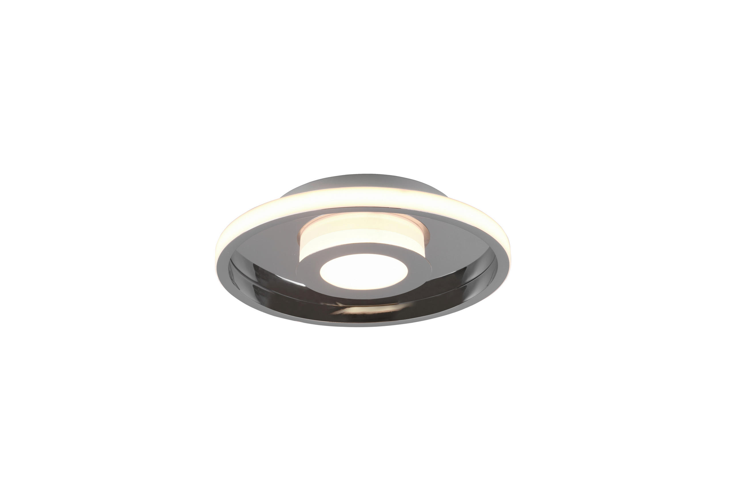 LED-BADEZIMMER-DECKENLEUCHTE - Chromfarben, Design, Kunststoff/Metall (30/6,8cm) - Trio Leuchten