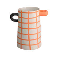 VAZA     keramika  - narančasta/krem, Basics, keramika (11/17cm) - ASA
