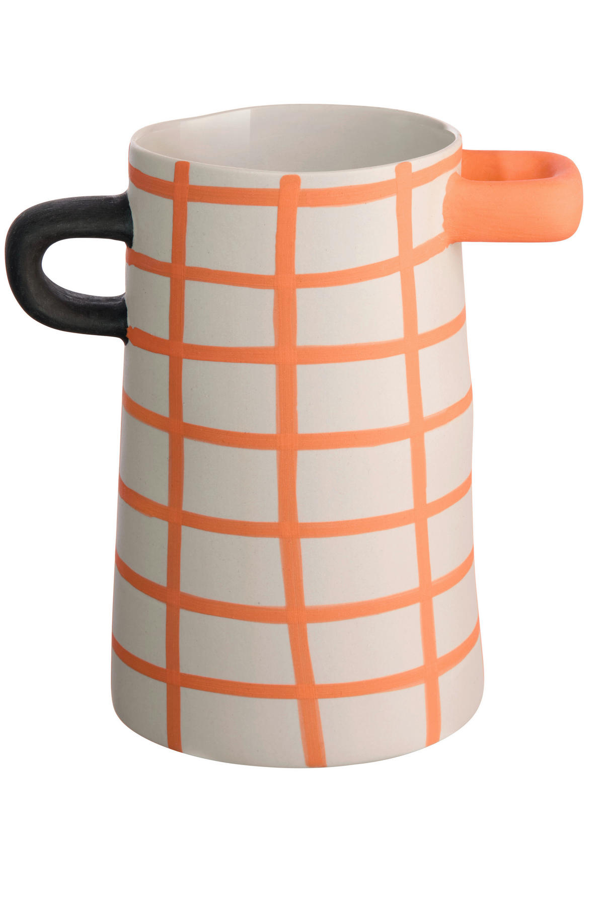 VAZA     keramika  - narančasta/krem, Basics, keramika (11/17cm) - ASA