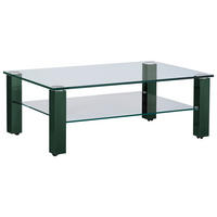 COUCHTISCH in Metall, Glas 110/70/42,5 cm  - Grün, Design, Glas/Kunststoff (110/70/42,5cm)