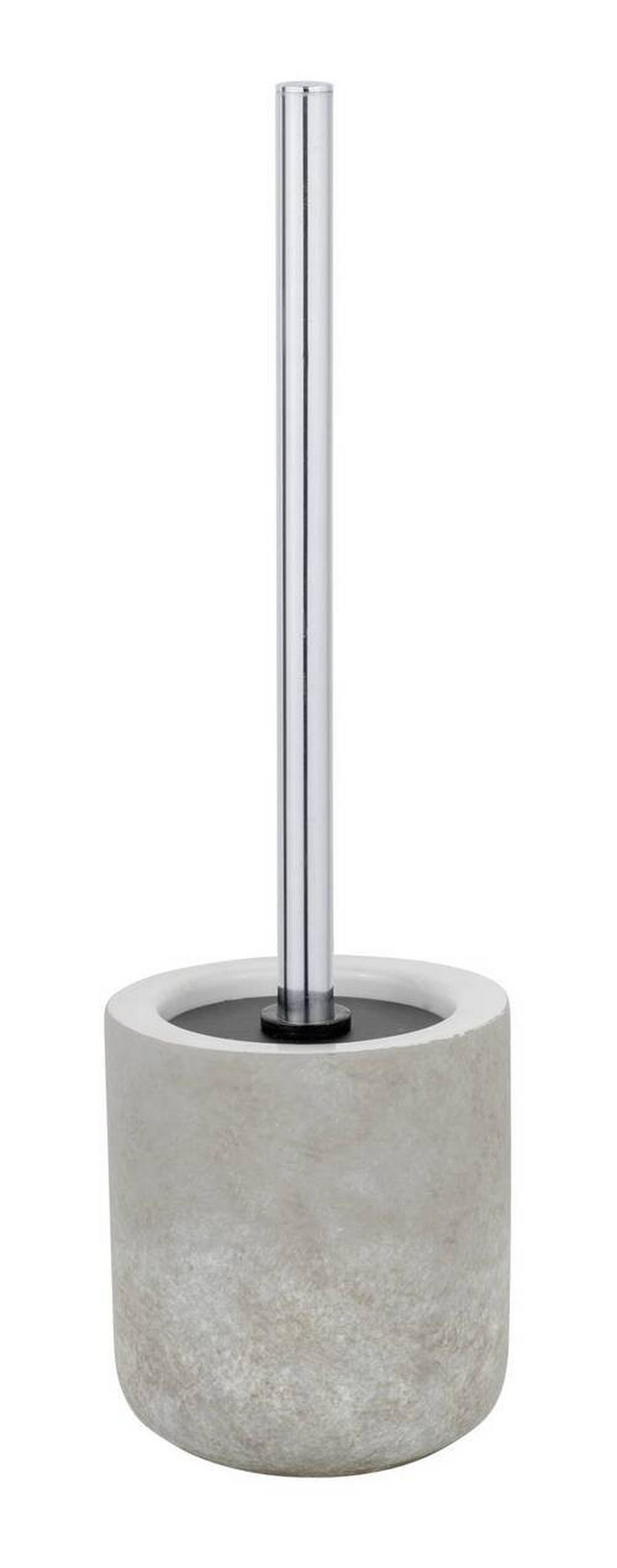 WC-BÜRSTENGARNITUR in Kunststoff  Kunststoff   - Chromfarben/Hellgrau, Konventionell, Keramik/Kunststoff (11,5/38/11,5cm) - Schöner Wohnen