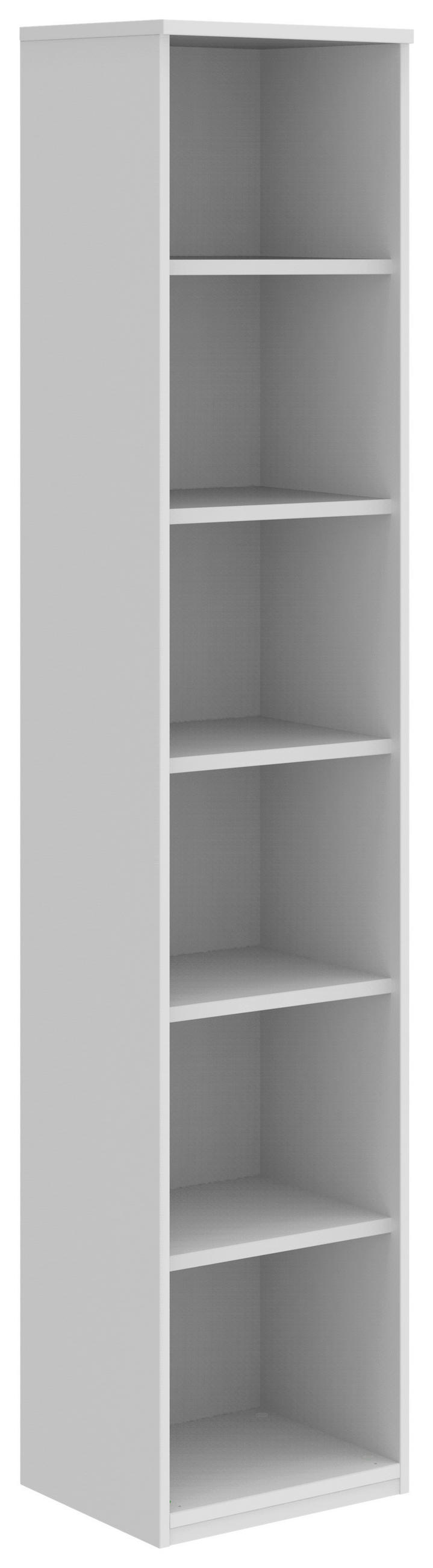 AKTENREGAL 40/217/43 cm  - Weiß, KONVENTIONELL, Holzwerkstoff (40/217/43cm) - Moderano