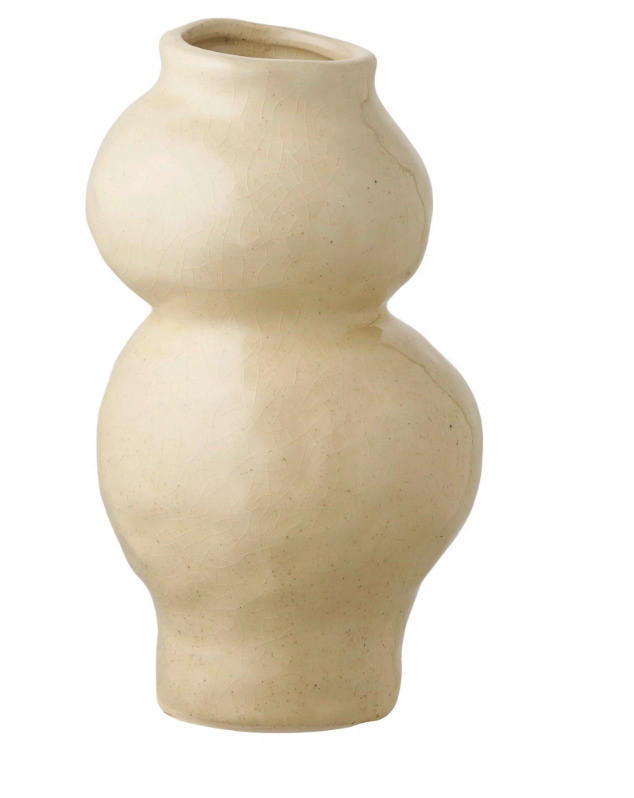 VASE Vase 19,5 cm  - Beige, Basics, Keramik (10,5/19,5cm)