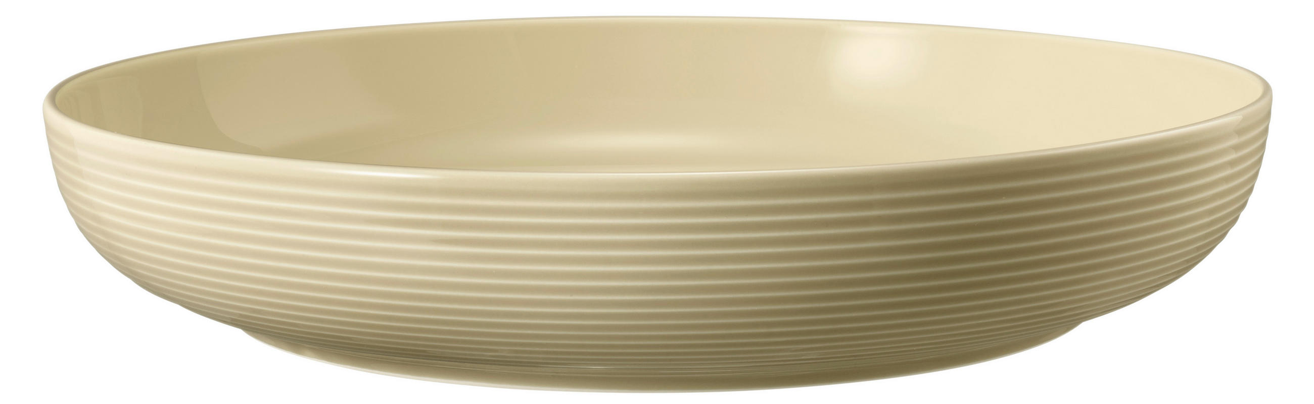 SCHÜSSEL Beat   - Sandfarben, Basics, Keramik (28/28/5,2cm) - Seltmann Weiden